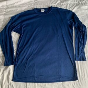 Vintage Patagonia Men's Deep Blue Long Sleeve Capilene 🇺🇸🇺🇸🇺🇸🇺🇸🇺🇸🇺🇸🇺🇸🇺🇸